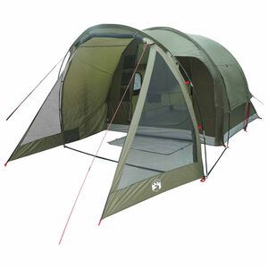 vidaXL Cabin Tent Olive Green 488 x 244 x 183 cm Polyester and Steel