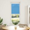 vidaXL Pleated Blind Blue 50x100 cm Fabric Width 49.4 cm Polyester