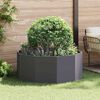 vidaXL Planter Black 120 x 120 x 50 cm Steel