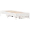 vidaXL Bed Frame without Mattress White 90x200 cm Solid Wood Pine