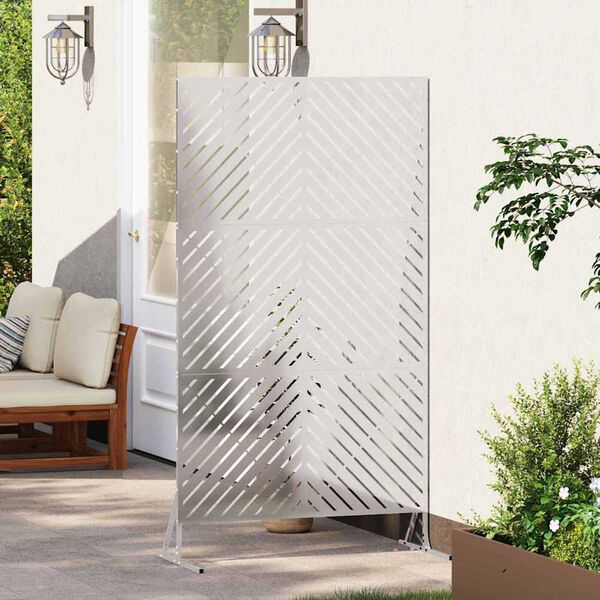 vidaXL Privacy Screen Grey 100 x 50 x 180 cm Steel