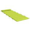 vidaXL Sun Lounger Cushion Green 178 x 60 x 4 cm Oxford fabric