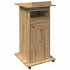 vidaXL Podium Artisan Oak Engineered Wood 55 x 55 x 107 cm