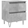 vidaXL Bedside Cabinet Concrete Grey 40x35x50 cm Engineered Wood