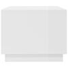 vidaXL Coffee Table High Gloss White 102.5x55x44 cm Engineered Wood