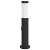 vidaXL Bollard Light with Outlet 50 cm Stainless Steel IP44