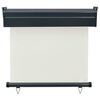 vidaXL Balcony Side Awning 85x250 cm Cream