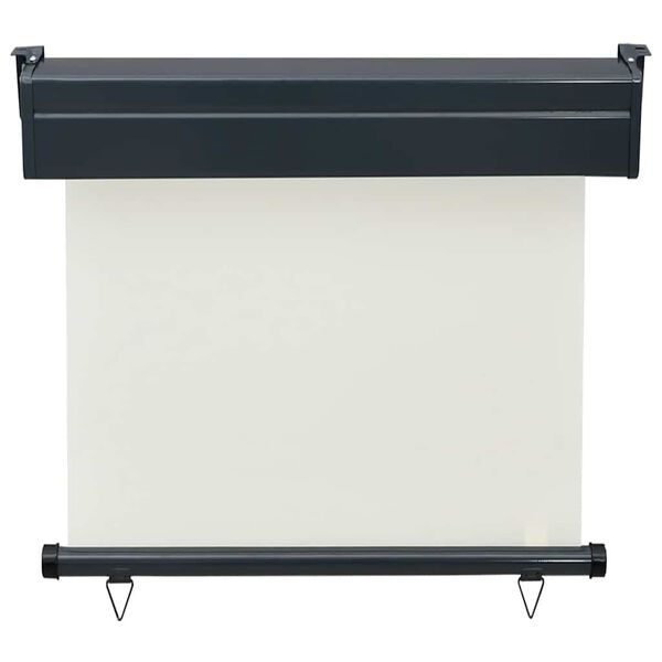 vidaXL Balcony Side Awning 85x250 cm Cream