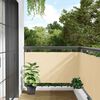 vidaXL Balcony Privacy Screen Cream 500x75 cm PVC