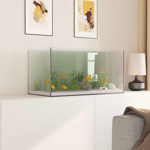 vidaXL Aquarium with Storage Transparent 60 x 30 x 30 cm Glass