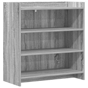 vidaXL Sideboard Grey Sonoma 75 x 36 x 80 cm Engineered Wood