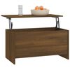 vidaXL Coffee Table Brown Oak 102x55.5x52.5 cm Engineered Wood