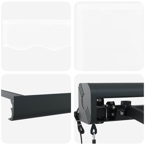 vidaXL Awning White 300 x 250 x 165 cm Polyester and Aluminium