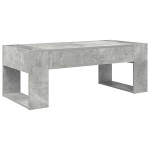 vidaXL Coffee Table Concrete Grey 110 x 50 x 41 cm Engineered Wood