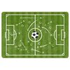 vidaXL Kids' Rug Green 160x230 cm Football Field Washable