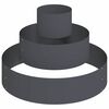 vidaXL Garden Planter Anthracite 90 x 90 x 20 cm Cold-rolled Steel