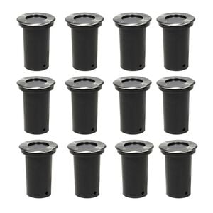 vidaXL Outdoor Ground Lights 12 pcs Round