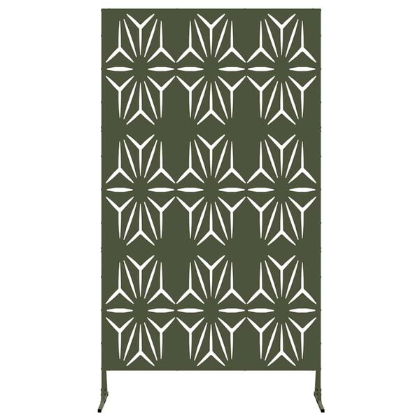 vidaXL Privacy Screen Olive 100 x 50 x 180 cm Steel