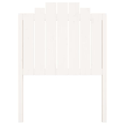 vidaXL Bed Headboard White 81x4x110 cm Solid Wood Pine