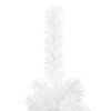 vidaXL Slim Christmas Tree White 210 cm