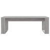 vidaXL Coffee Table Grey Sonoma 102x50x35 cm Engineered Wood