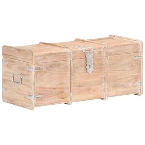 vidaXL Storage Chest 90x40x40 cm Solid Acacia Wood