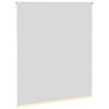 vidaXL Roller Blind Blackout Yellow 125x175 cm Fabric Width 121.6 cm Polyester