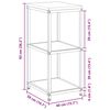 vidaXL Kitchen Storage with Shelf Black 40 x 50 x 92 cm Steel