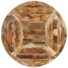 vidaXL Dining Table Ø150x76 cm Solid Rough Wood Mango