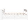vidaXL Bed Frame without Mattress White 180x200 cm Super King Solid Wood Pine