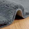 vidaXL Faux Rabbit Fur Rug Olite Anthracite &Oslash; 100 cm Polyester