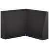 vidaXL Retaining Wall 50 x 50 x 40 cm Steel Black