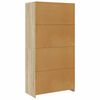 vidaXL Wardrobe Sonoma Oak 100x50x200 cm Engineered Wood
