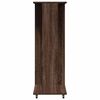vidaXL Wardrobe with Wheels Brown Oak 102x38x110 cm Engineered Wood