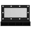 vidaXL Mirror Cabinet Black Oak 90 x 31.5 x 62 cm Engineered Wood