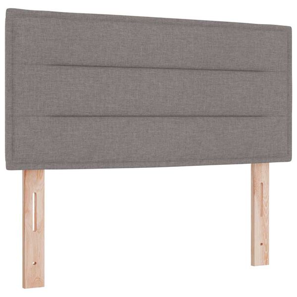 vidaXL Headboard with Headboard Taupe 80 cm Faux Leather