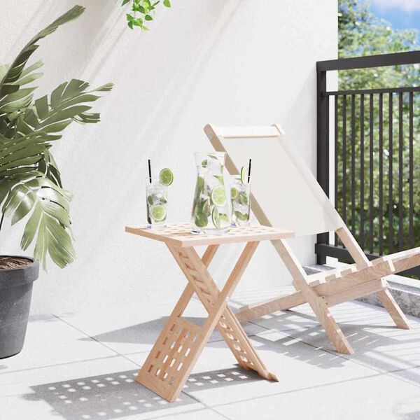 vidaXL Coffee Table Brown 33 x 33 x 40.5 cm Solid Walnut wood