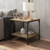 vidaXL Side Tables 2 pcs Sonoma Oak 40x40x40 cm Engineered Wood