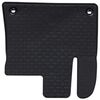vidaXL Car Mat 2 pcs Black Rubber