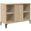 vidaXL Sink cabinet with Shelf with Storage Sonoma Oak 80 x 33 x 60 cm