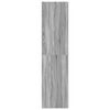 vidaXL Wardrobe Grey Sonoma 80x50x200 cm Engineered Wood