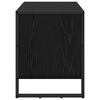 vidaXL Shoe Cabinet Black Oak 60 x 35 x 44 cm Engineered Wood