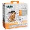 PetSafe Manual 4-Way Cat Flap with Tunnel Classic 917 White