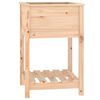 vidaXL Planter with Shelf 54x54x81 cm Solid Wood Pine