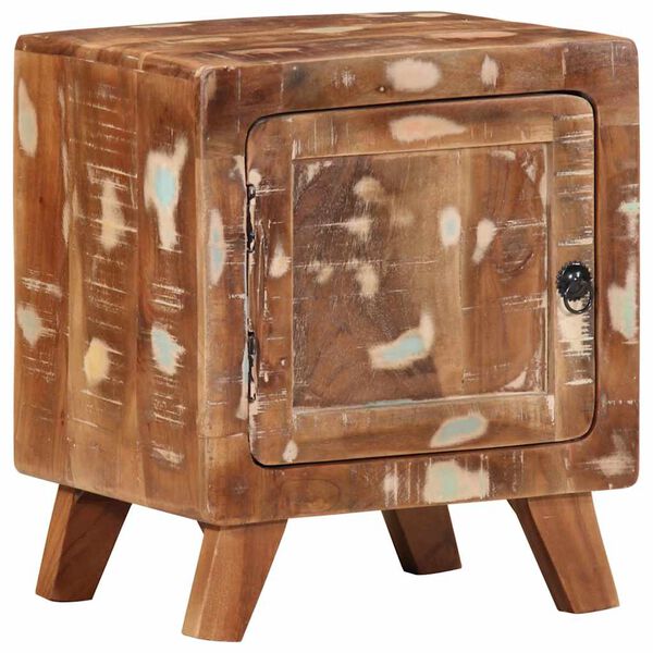 vidaXL Bedside Cabinet 40x32x46 cm Solid Wood Reclaimed