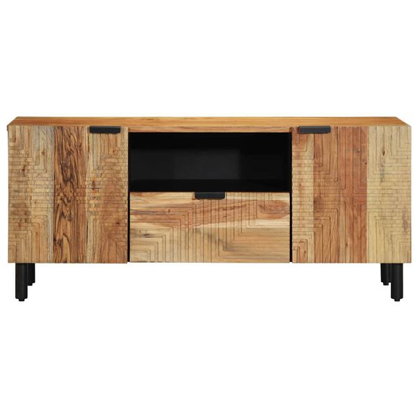 vidaXL TV Units Solid Acacia Wood 105 x 33.5 x 46 cm Engineered wood
