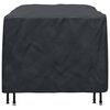 vidaXL Furniture Cover Plain Black 150 x 90 x 75 cm 600D