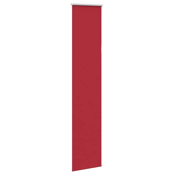 vidaXL Roller Blind Blackout Red 40x230 cm Fabric Width 35.7 cm Polyester