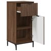 vidaXL Bathroom Furniture Set 2 pcs Brown oak Engineered wood