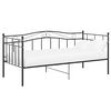 vidaXL Sofa Bed Frame without Mattress Black Metal 90x200 cm